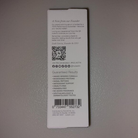 NULASTIN LASH Follicle Fortifying Serum – Full Size 3 mL – Brand New, Sealed - Picture 3 of 4